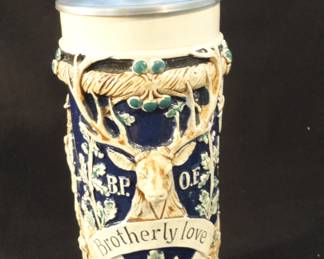Vintage BPOE Stein