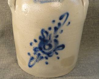 Antique Whites Utica Stoneware Crock