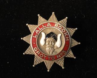 Vintage Lalla Rookh Grotto No. 3 Pin - G.F. Olpp