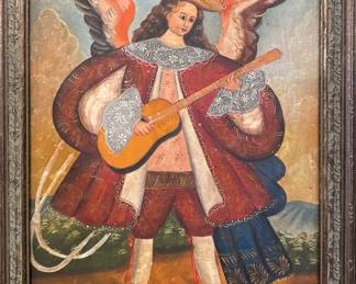 Hand-painted Peruvian Cuzco
School San Gabriel
15" x 11"