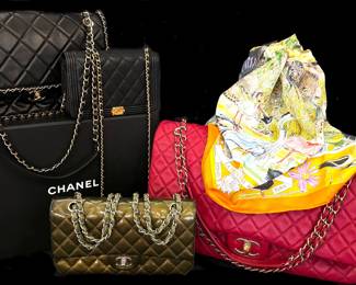 Chanel, Hermés, Louis Vuitton, Dior,
and Several Designer Accessories