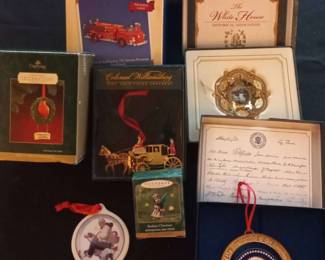 Assorted Antique Christmas Decor