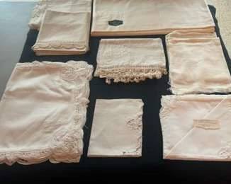 Assorted Bed Linens Hand Made 