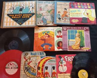 Antique Childrens Books  Records