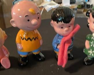 002 Vintage Ceramic Peanuts Ceramic Characters
