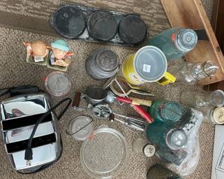 Large Lot Of Antique Items Many For A Kitchen 