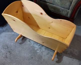 Hand crafted cradle