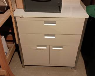 Storage cabinet in basement 