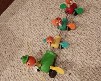 Vintage Fisher Price toys
Gabby Duck Family pull toy
