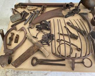 vintage tools table #1
