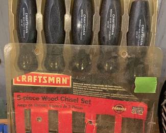 5 pc Craftsman chisel set
