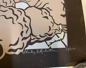1984 Amite Oyster Festival Poster signature
