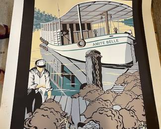 1984 Amite Oyster Festival Poster