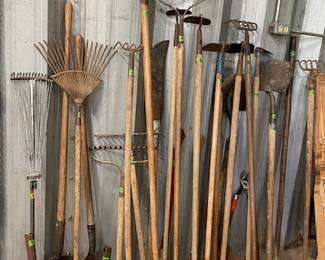 rakes & hoes & shovels