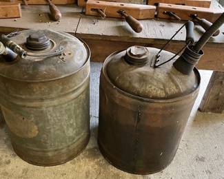 2 metal gas cans -- sold individually