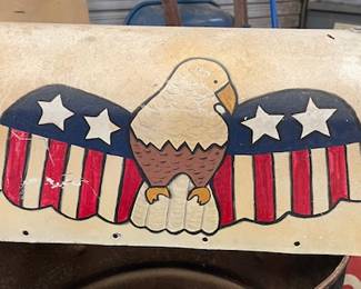 USA mailbox -- eagle side