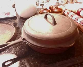 Antique Size 8 wrought iron skillet