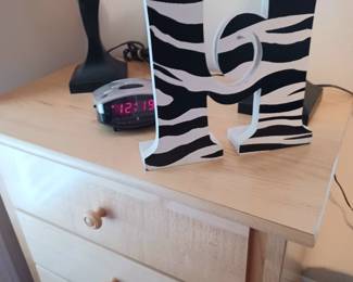 Night stand and Teen decor
