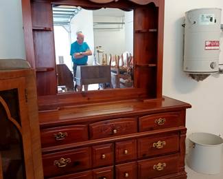 Cherry  dresser like new