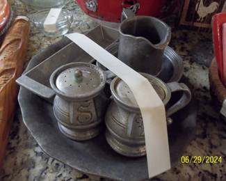 pewter set