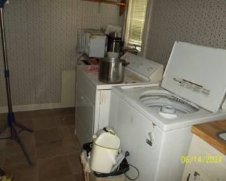 washer and dryer