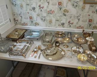 Sterling and silver plate