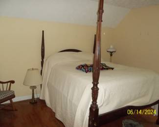 posts for the headboard are with the bed, just too tall for the wall it is against