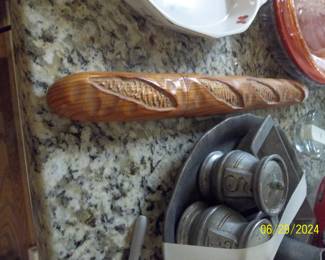 The bread knife is an unusual item
