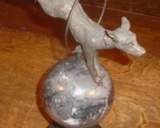 BRONZE MARBLE FIGURE