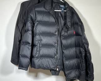 (2PC) POLO JACKETS | Both size XL, including a puffer jacket. - l. 20 x h. 28 in
