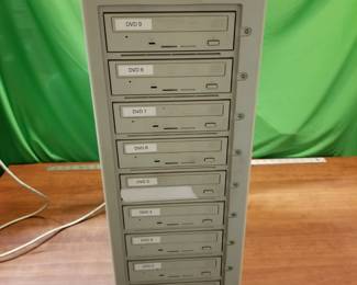 DVD 9 Disk Burner Tower