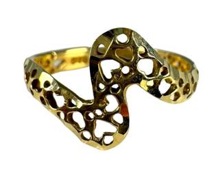 10kt Yellow Gold Bypass Ring