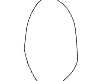 14kt Yellow Gold Solid Rope Chain