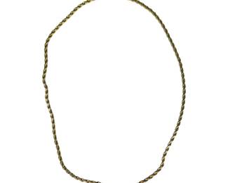 14kt Yellow Gold Heavy Rope Chain