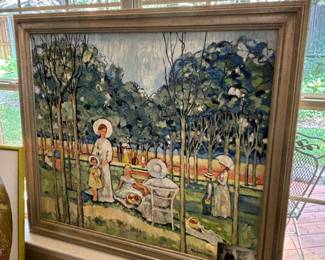 Painting by Peg Margeret Kutner from Dallas.