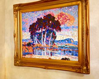 Oil on canvas by Joyce Dunham.