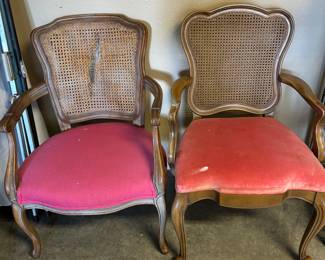 Cane Back Chairs in need of a little TLC