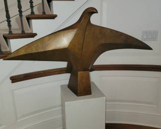"Kwahu" Bronze by  Dan Namingha