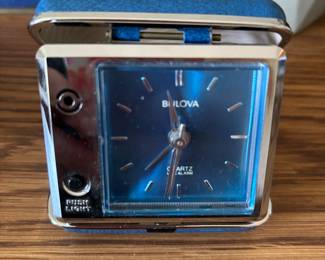 Vintage travel clock