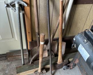 Lots of tools—-big and small 