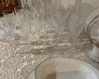 Decanter and glasses 