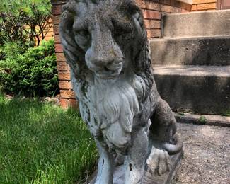Lion statue