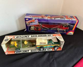 Vintage Nylint Bass Chaser, Siku sets NOS