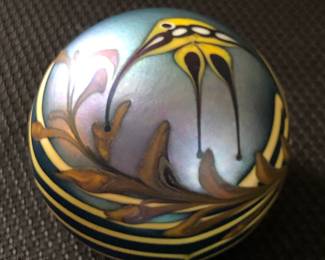 Bridgeton Studio Art Glass Paperweight