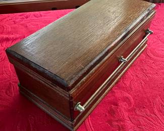 Vintage Coffin Musical Mechanical Cigarette Dispenser - plays Death March