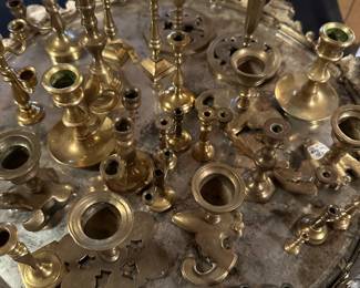 Brass mini candle holders