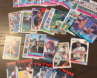 1970-1990 Twins cards