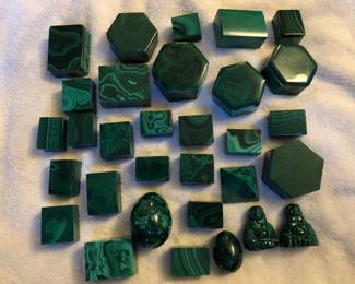 Lots of tiny Malachite items!
