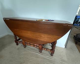 54" antique gateleg table