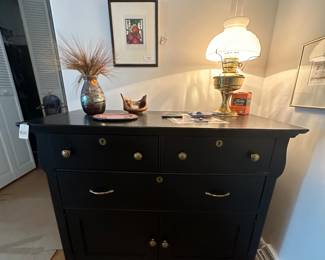 Black dresser